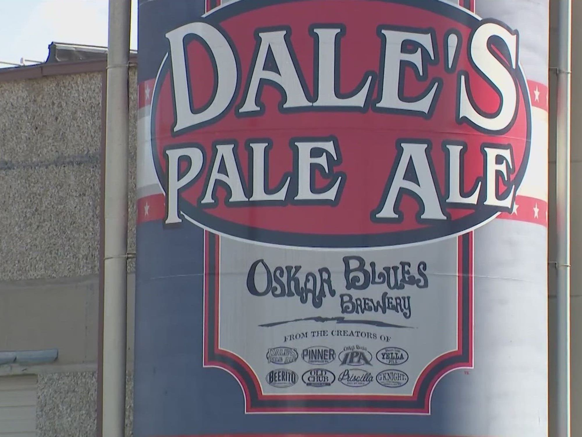 Oskar Blues Dale's Pale Ale sign