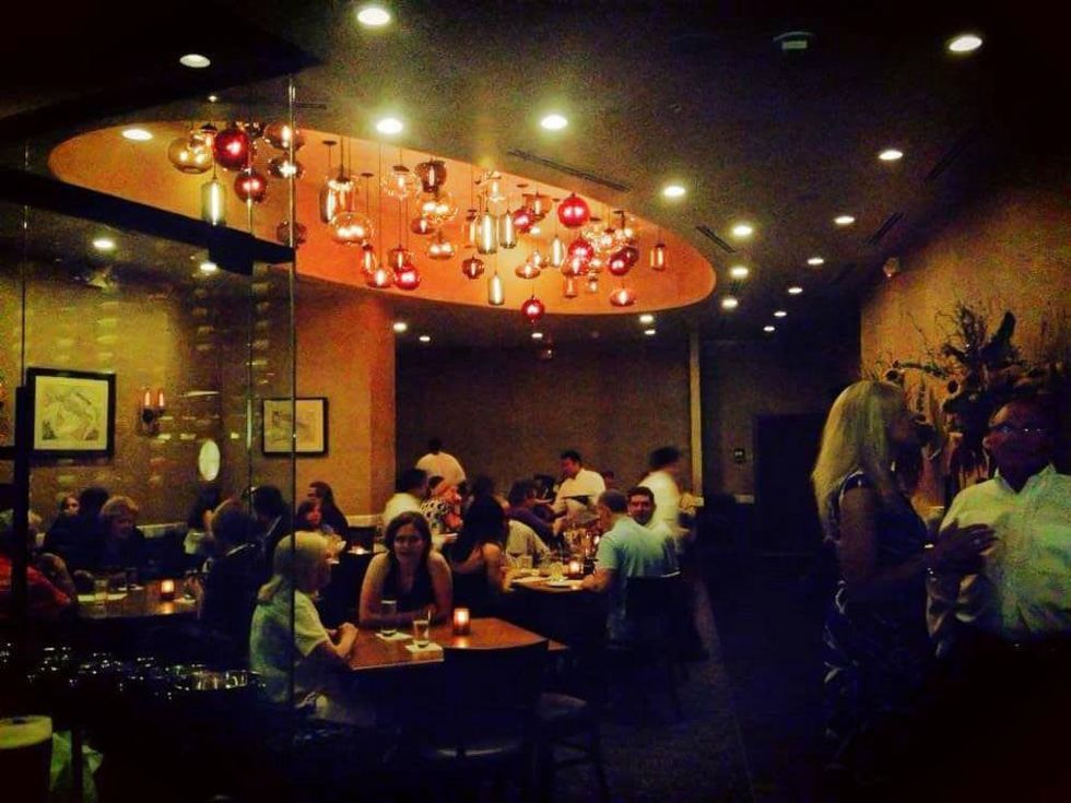 Osteria Mazzantini interior with crowd