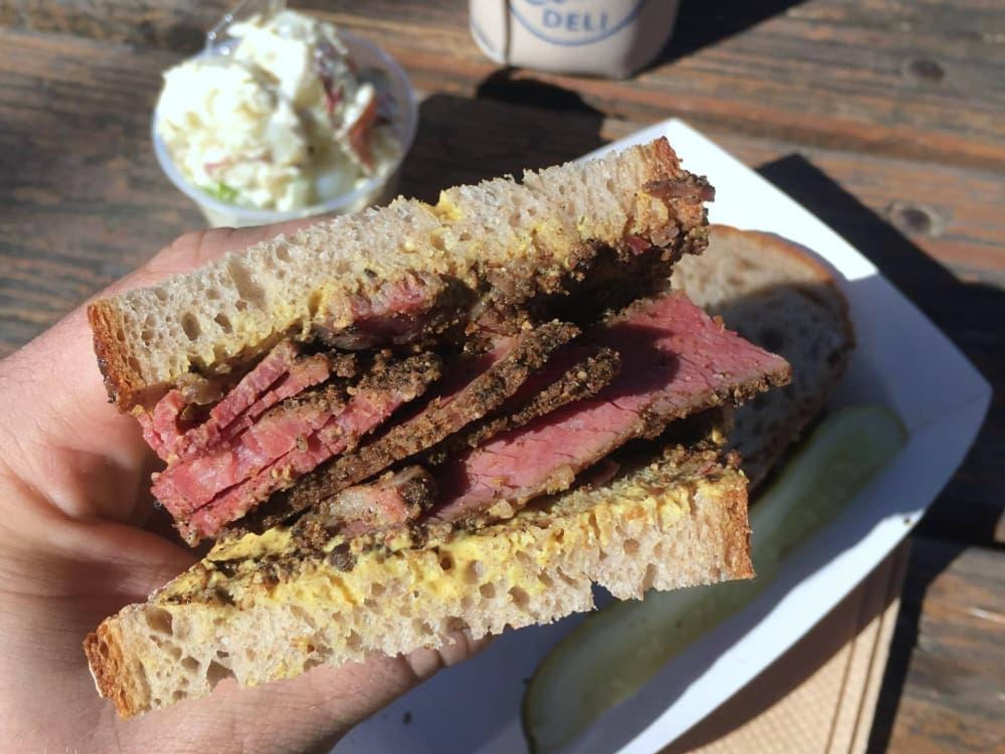 Otherside pastrami sandwich