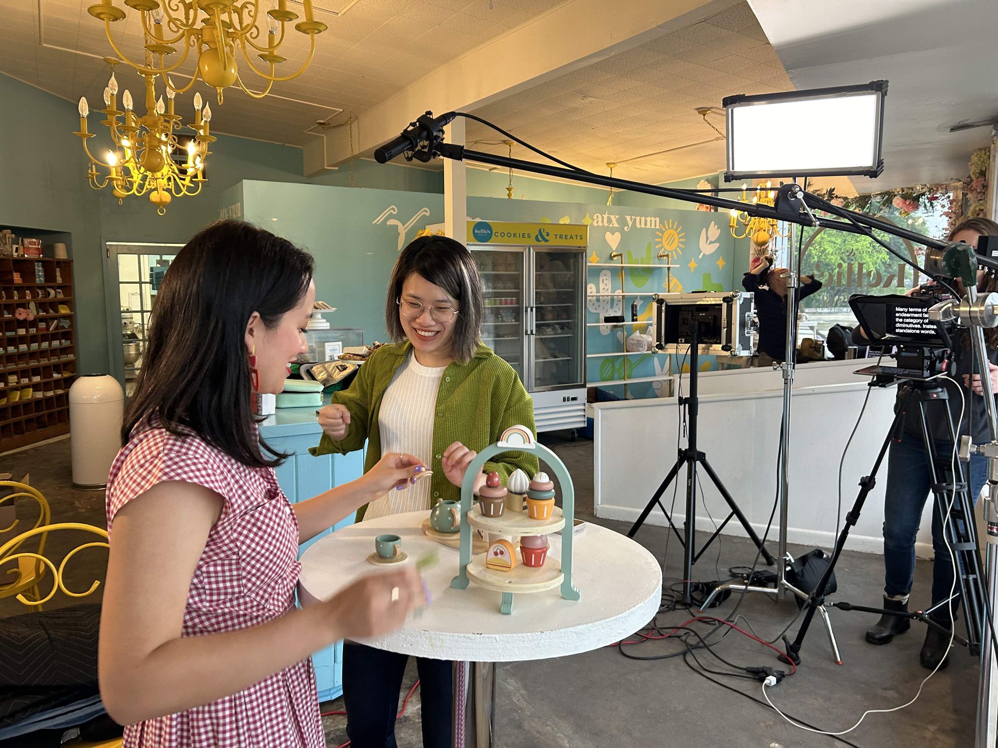 Otherwords Erica Brozovsky behind the scenes