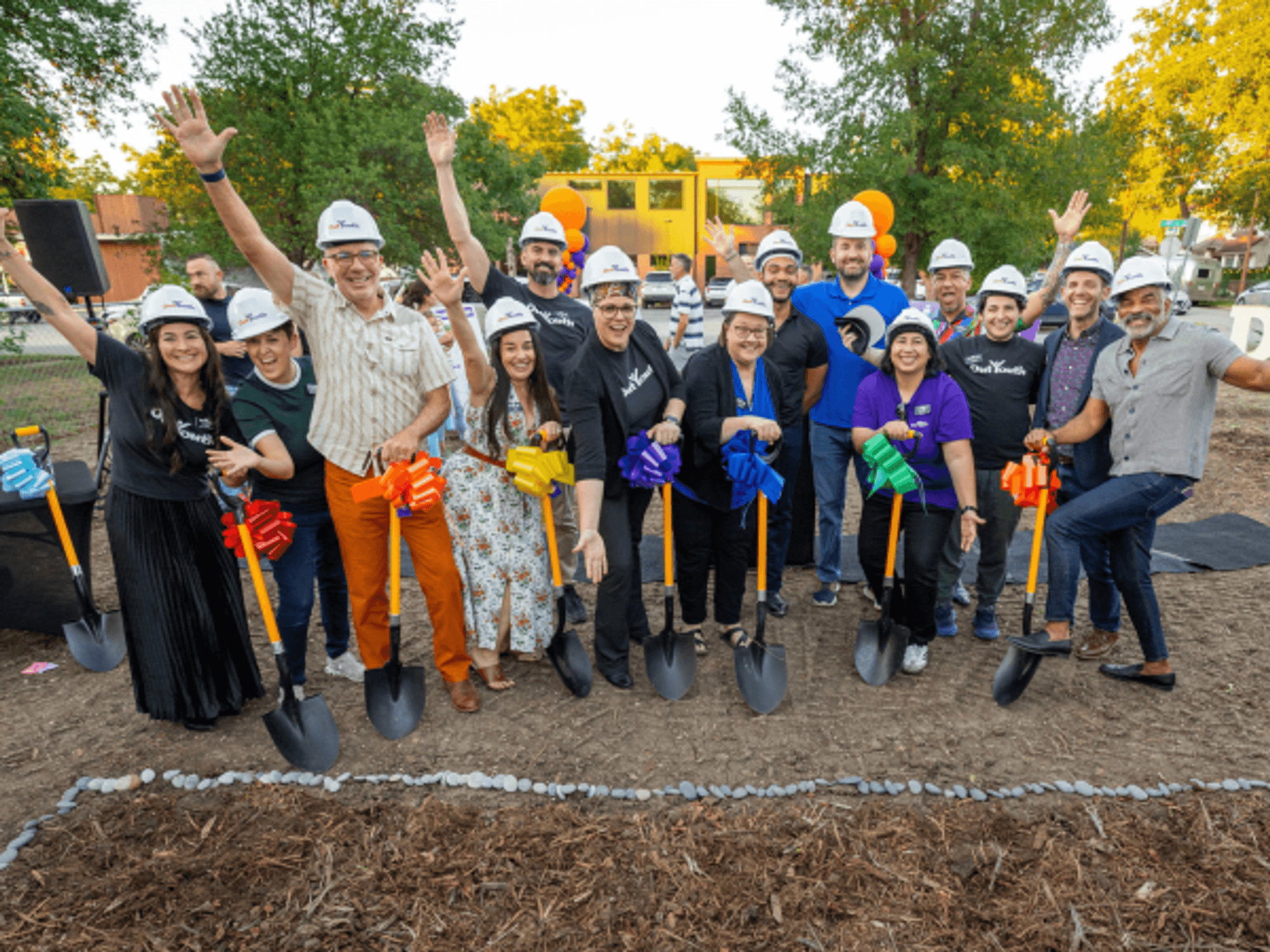 OutYouth crew breaking ground