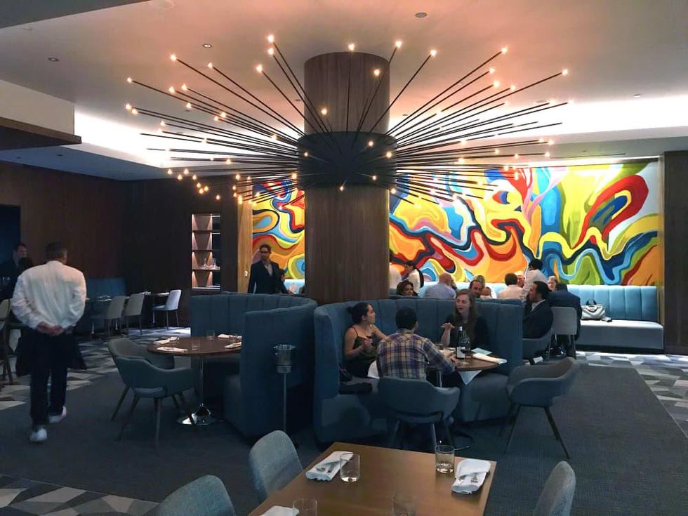 Oxbow 7 interior finished dining room