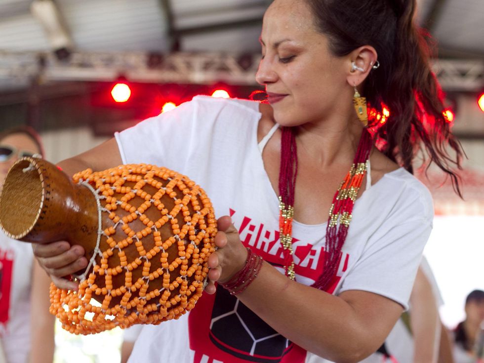 Pachanga Fest 2014 at Fiesta Gardens Maracatu Austin