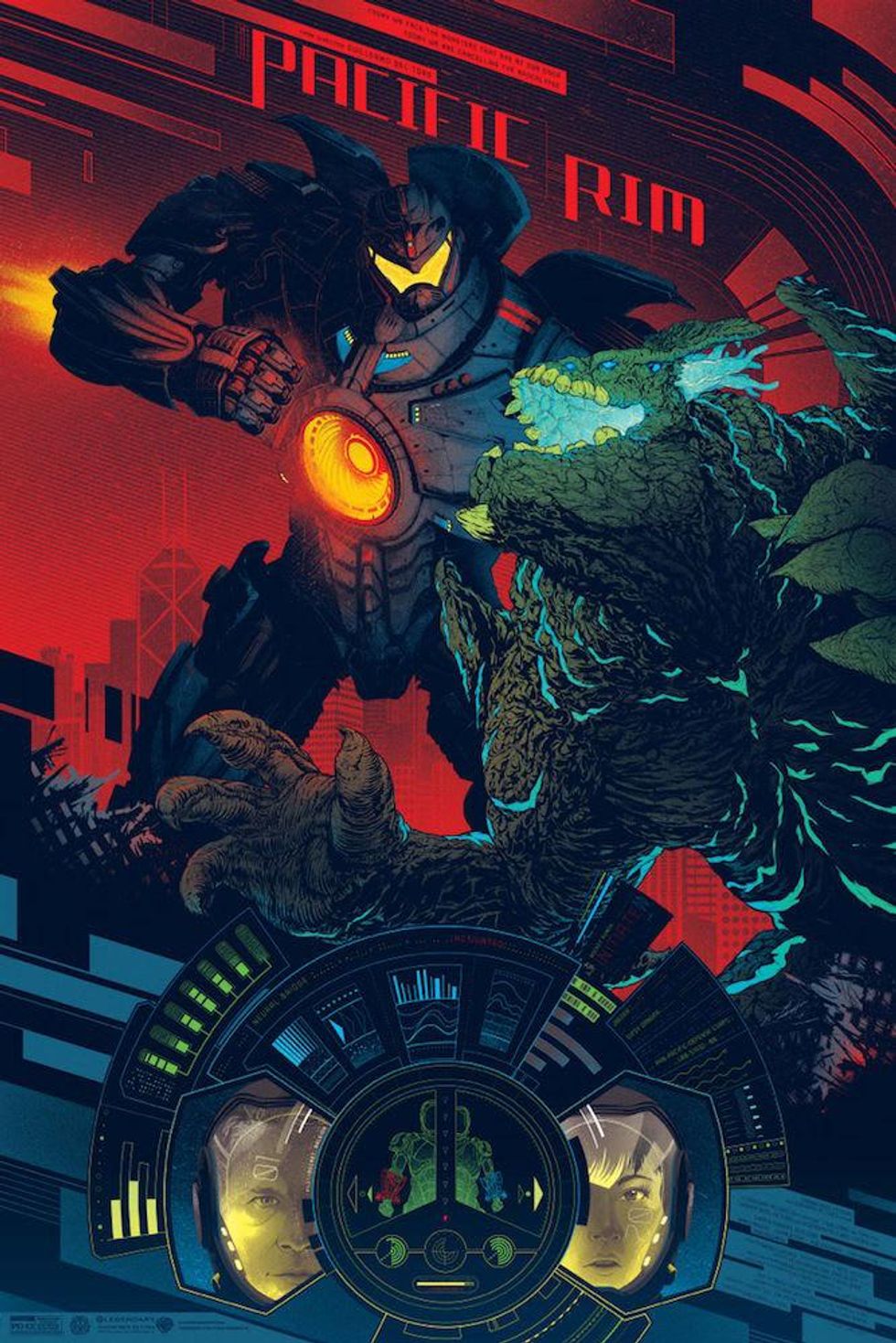 Pacific Rim mondo poster for comic con
