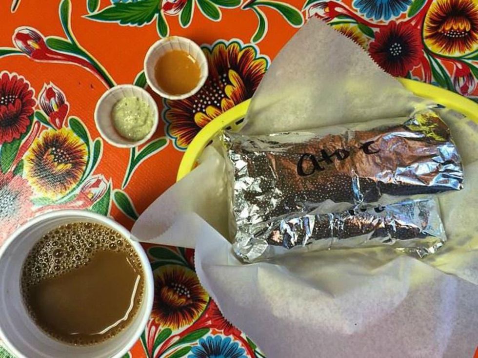 Paco's Taco's taco foil coffee Austin restaurant