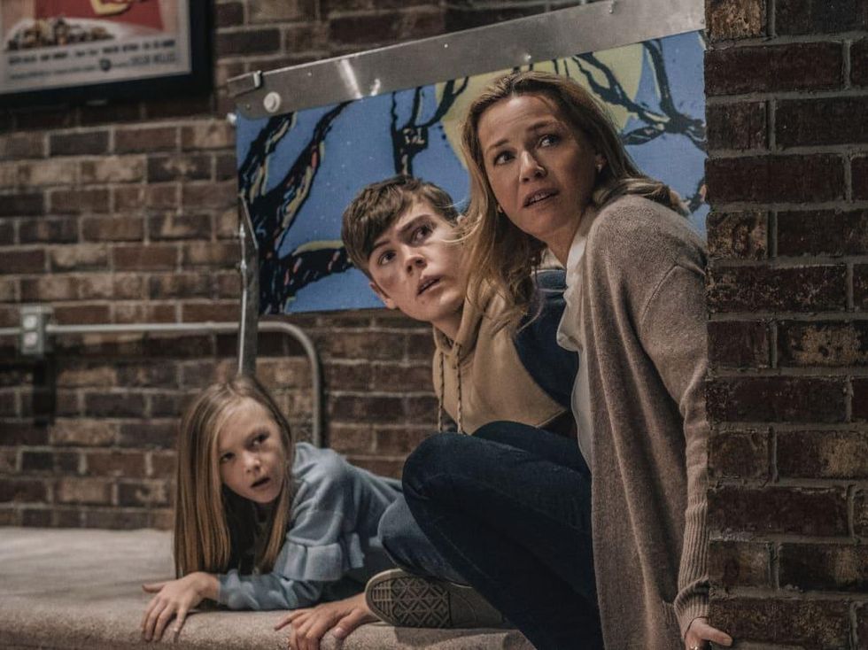 Paisley Cadorath, Gage Munroe, and Connie Nielsen in Nobody
