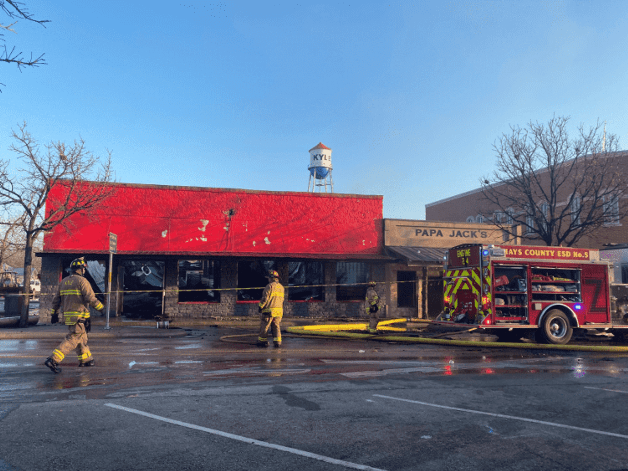 Papa Jack's fire Kyle