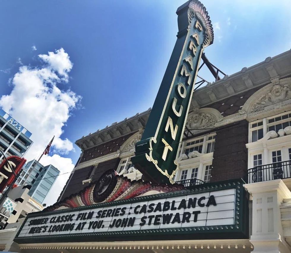 Paramount Theatre marquee movie series