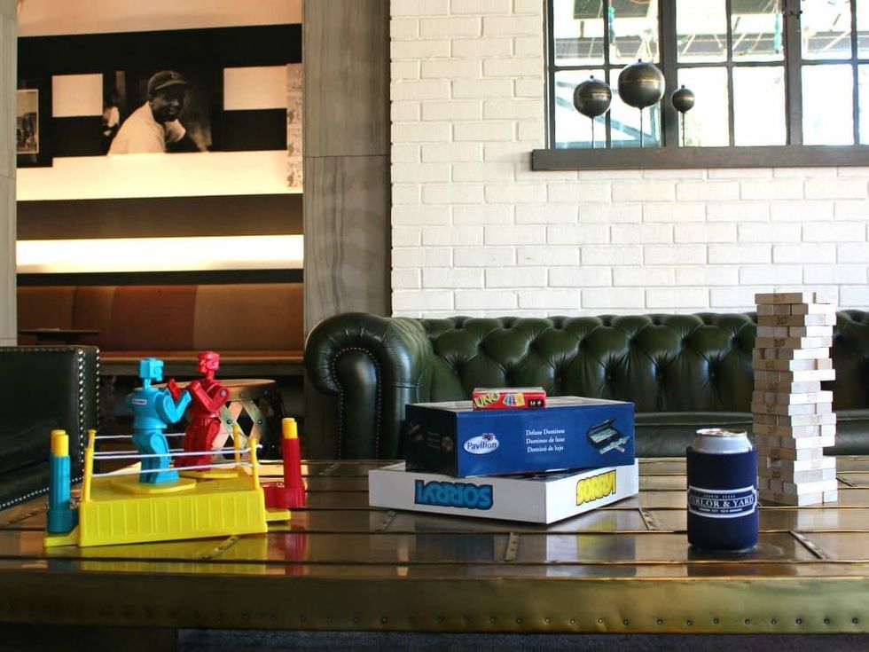 Parlor & Yard bar Dunlap ATX west sixth February 2016 board games