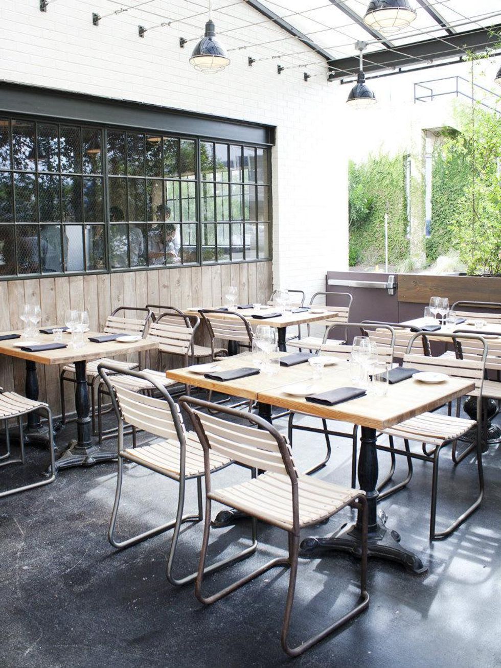 Patio at Arro restaurant in Austin