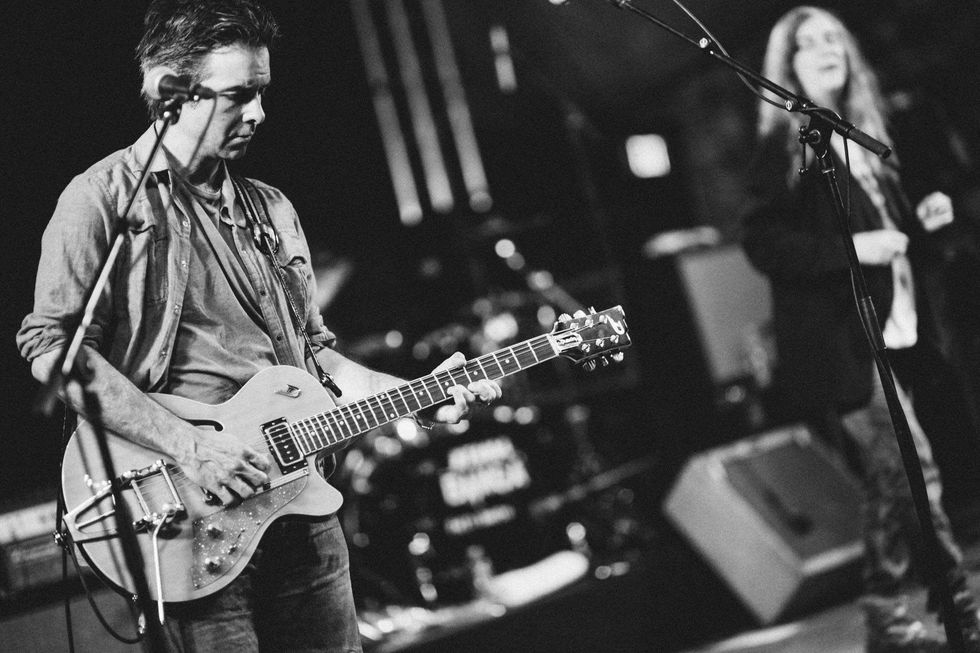 Patti Smith and band performing at Stubbs