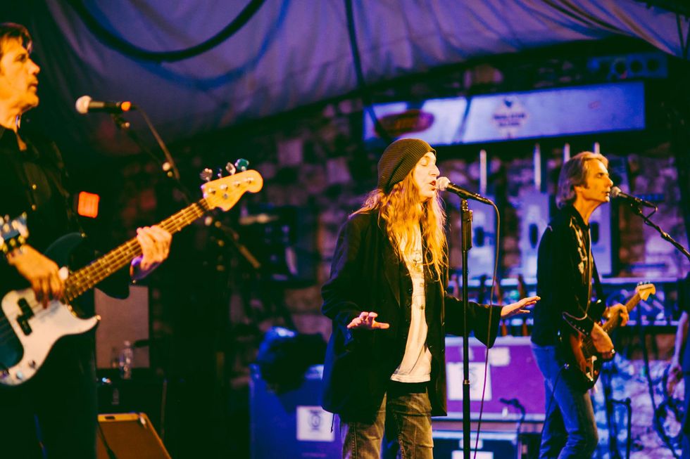 Patti smith on stage at Stubbs