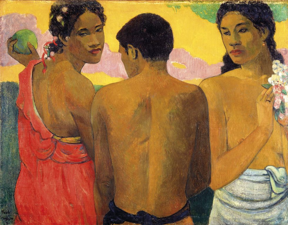 Paul Gauguin, Three Tahitians, 1899