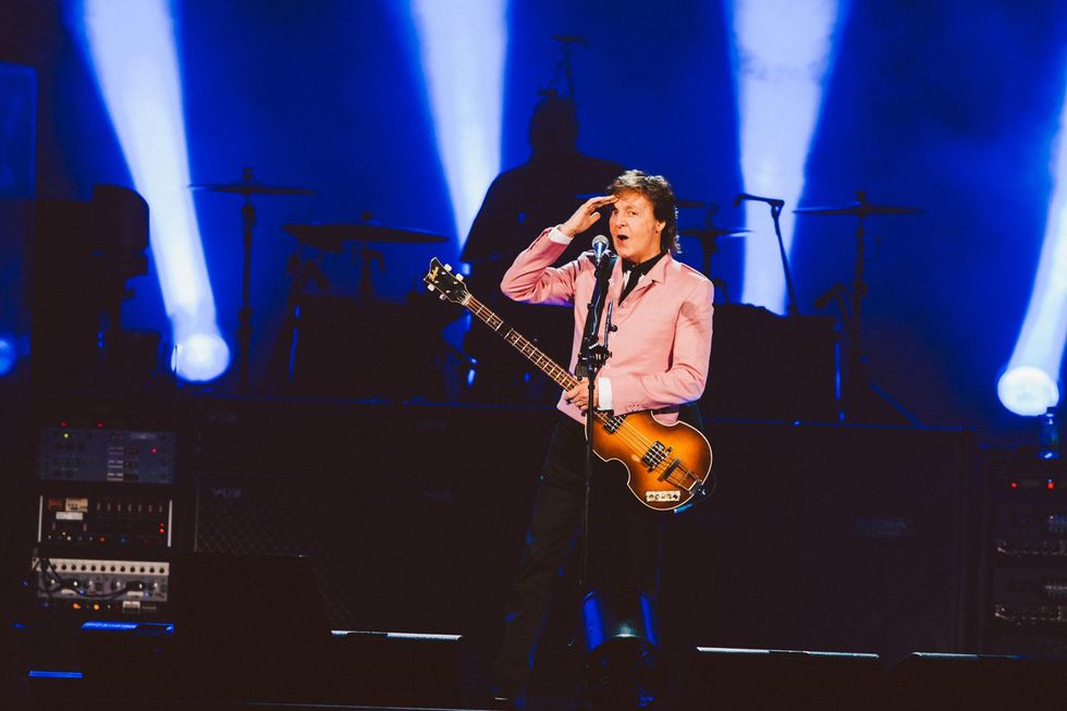 Paul McCartney at the Frank Erwin Center salute