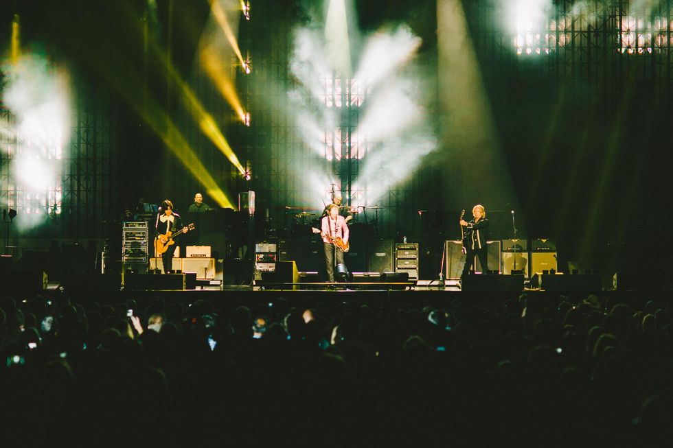 Paul McCartney at the Frank Erwin Center stage2
