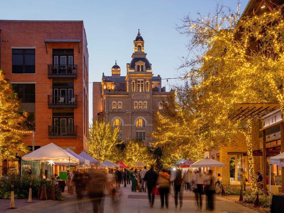 Pearl in San Antonio is debuting its first ice-skating rink as part of this\nyear's holiday festivities.
