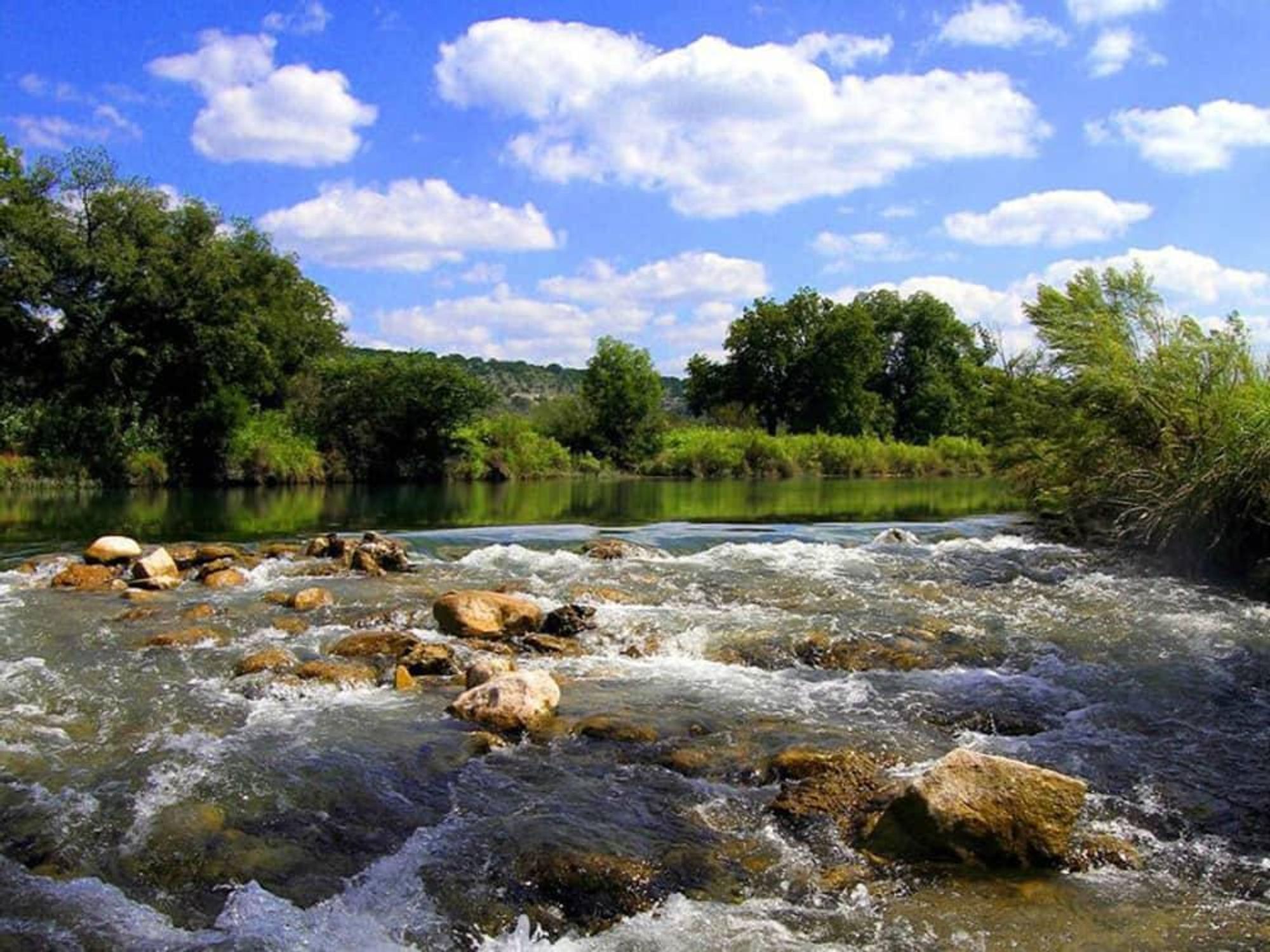 Pedernales Falls State Park camp hike hiking river creek