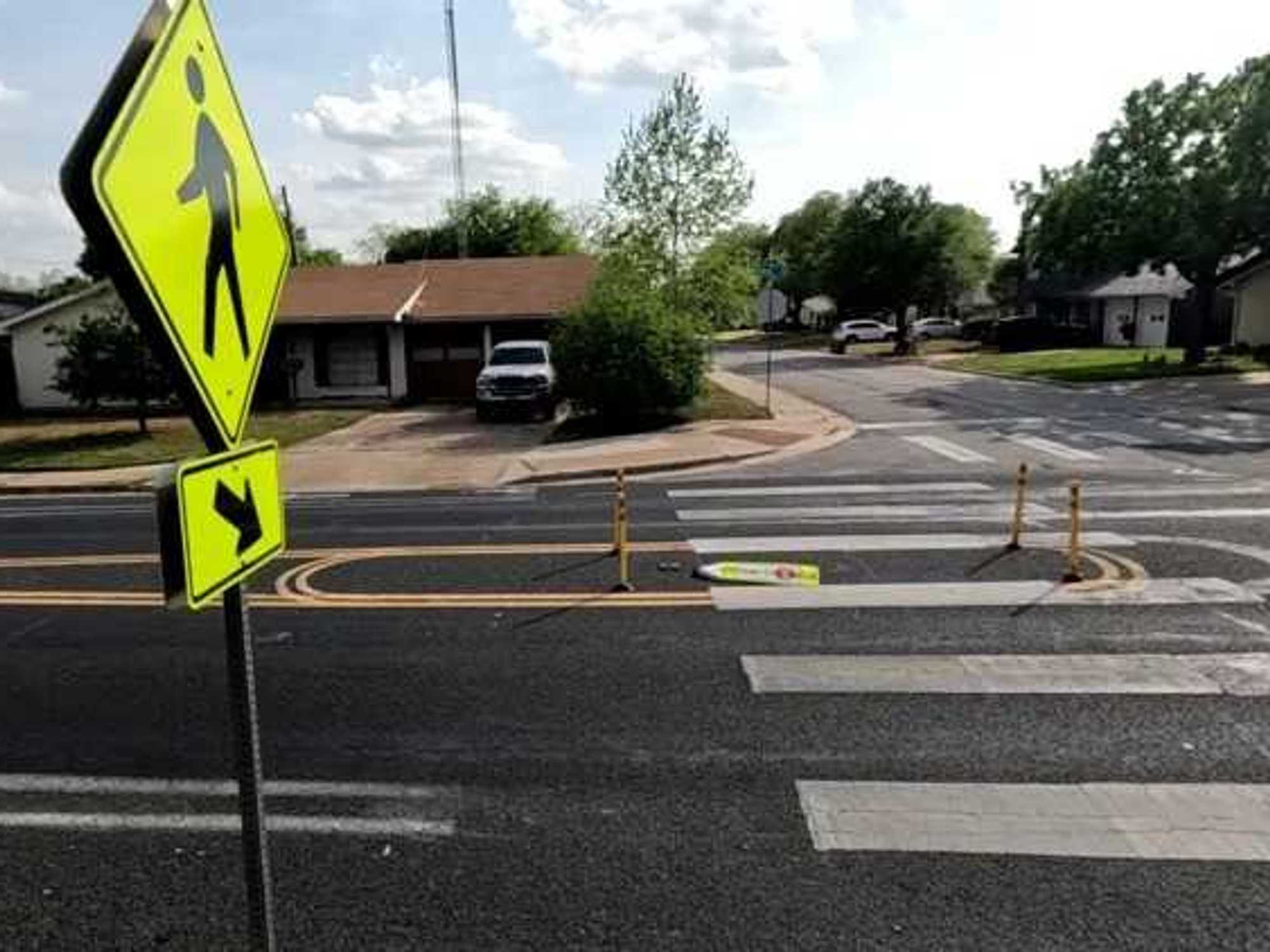 Pedestrian crosswalk
