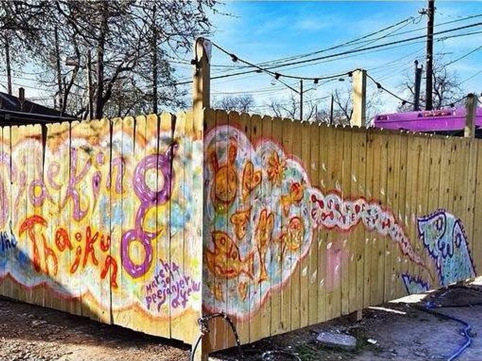 Peelander Yellow mural East Side King