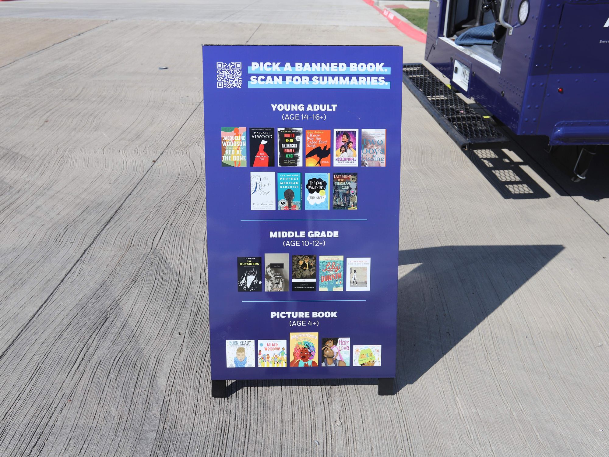 Penguin Random House's Banned Books Wagon titles