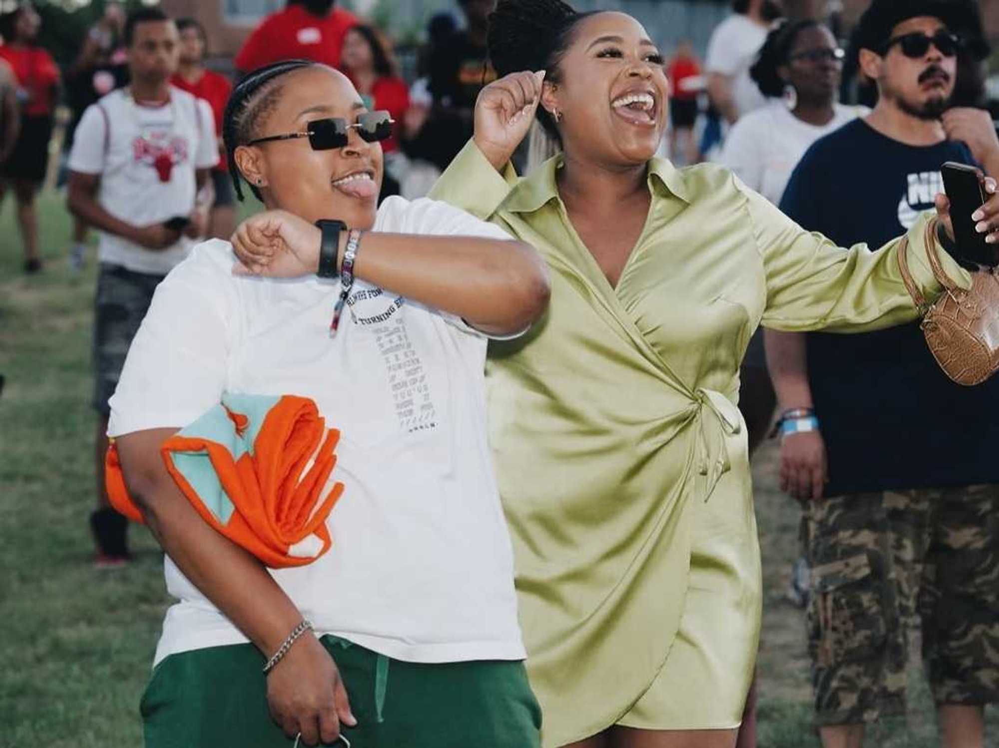 People at George Washington Carver Museum Juneteenth celebration