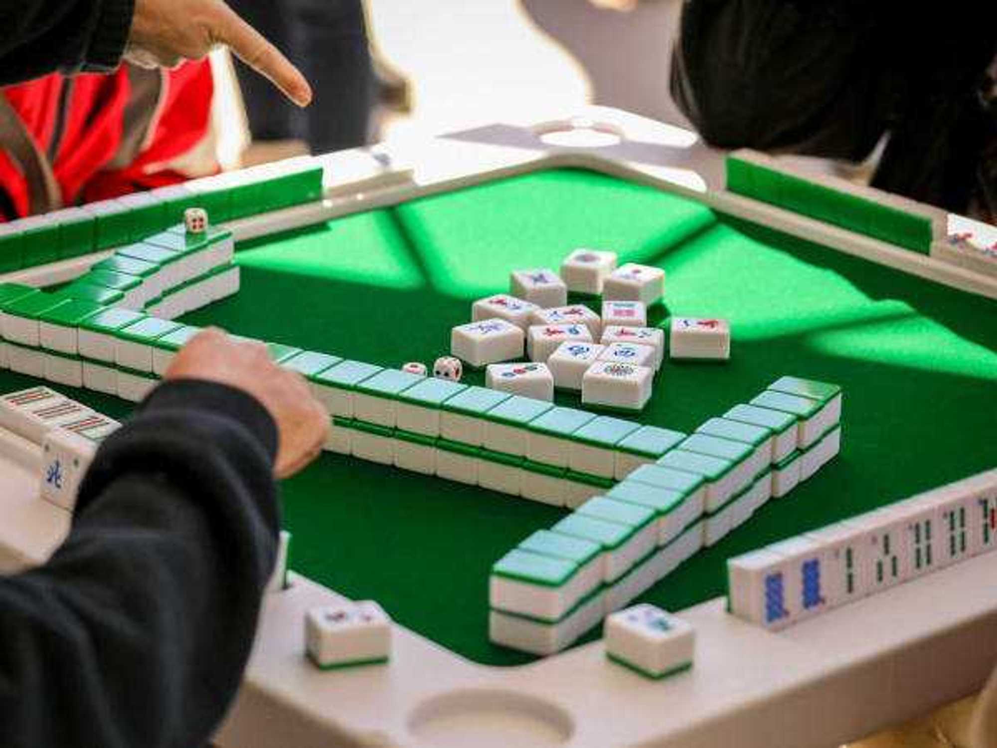 people playing mahjong