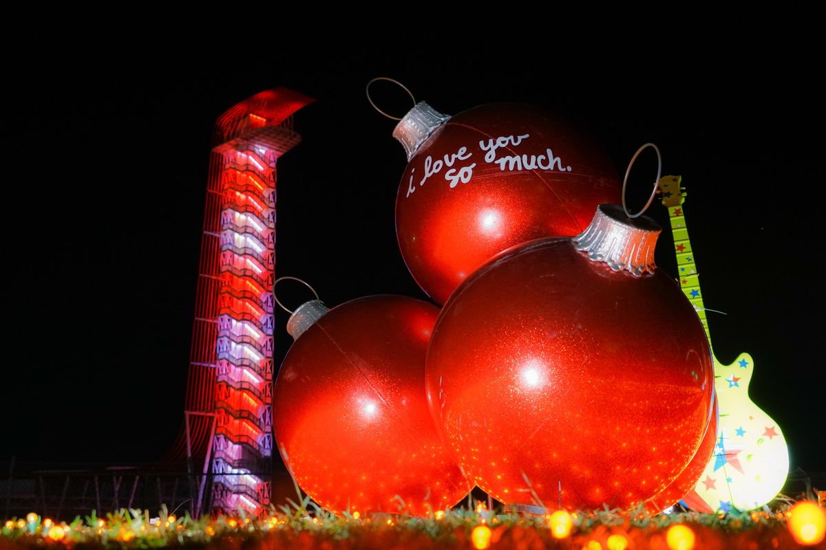Travel to the top of the COTA Candy Cane and look out over downtown