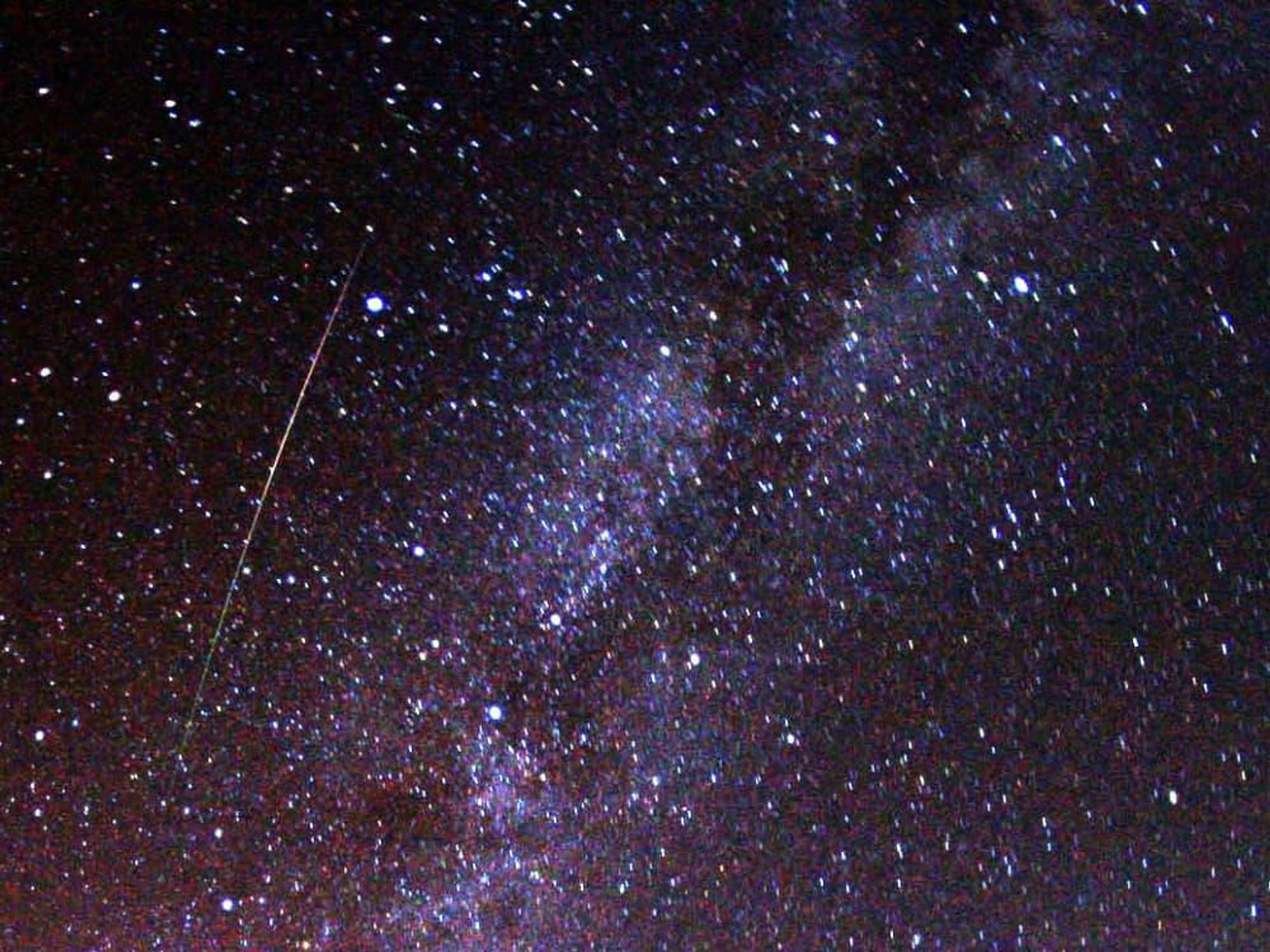 Perseid, meteor, Milky Way, stars, sky