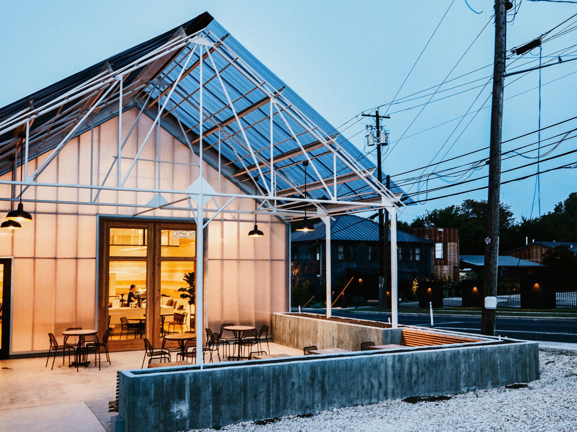 Pershing East exterior Austin