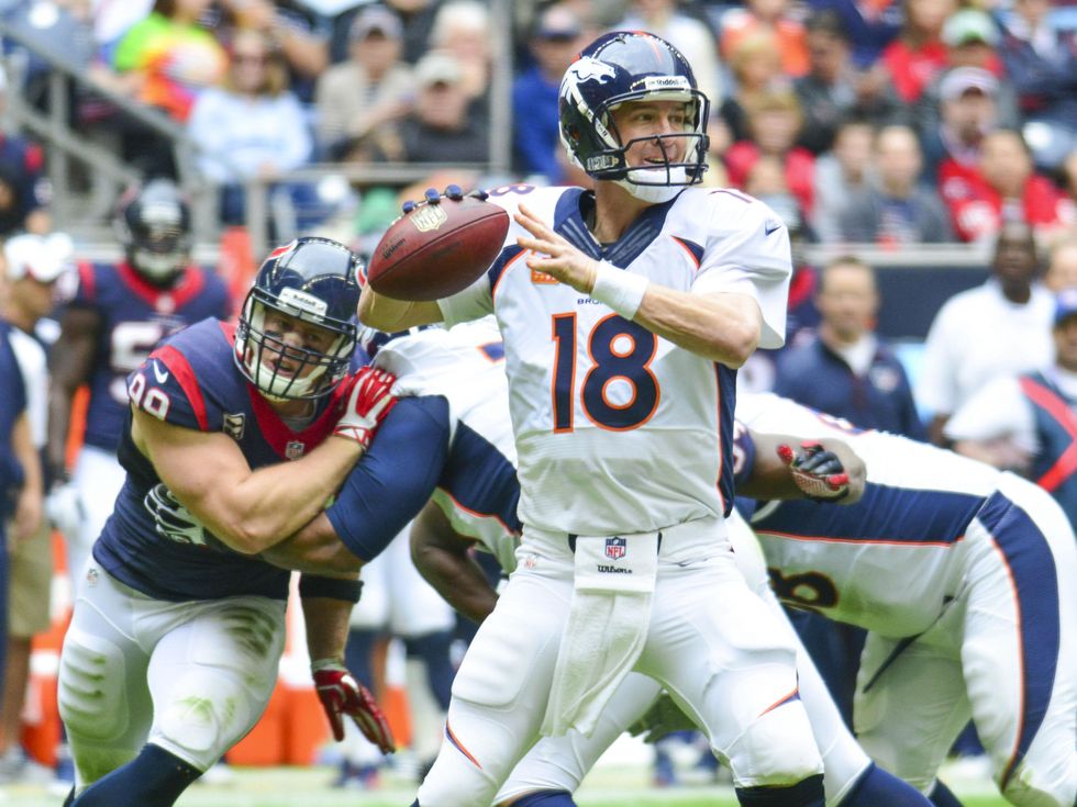 Peyton Manning Texans Broncos
