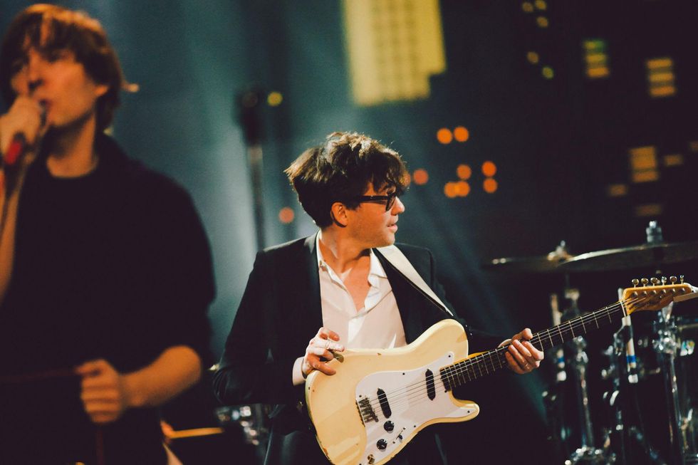 Phoenix guitarist in color