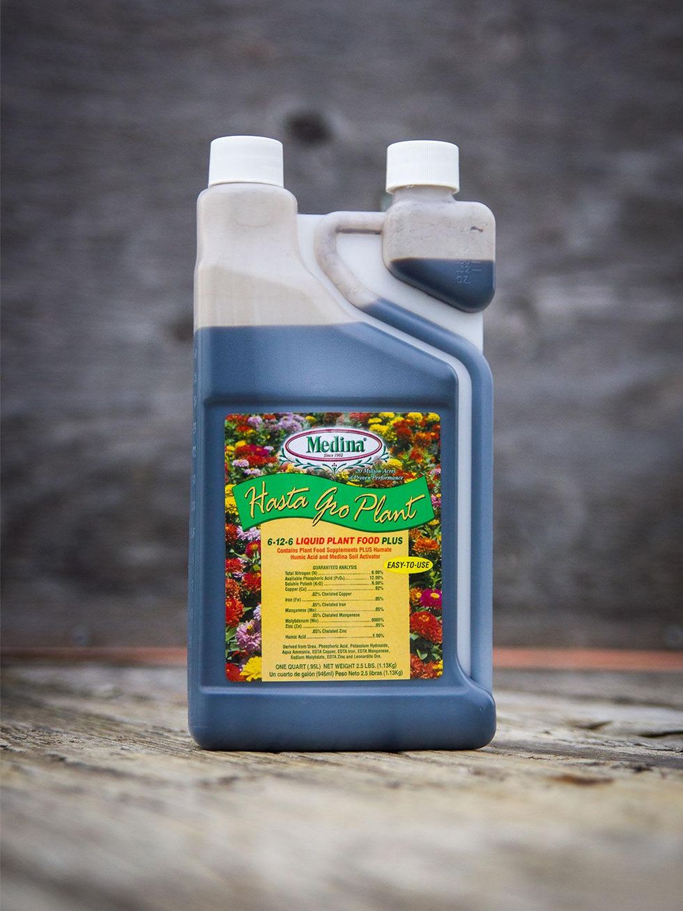 Photo of bottle of plant food