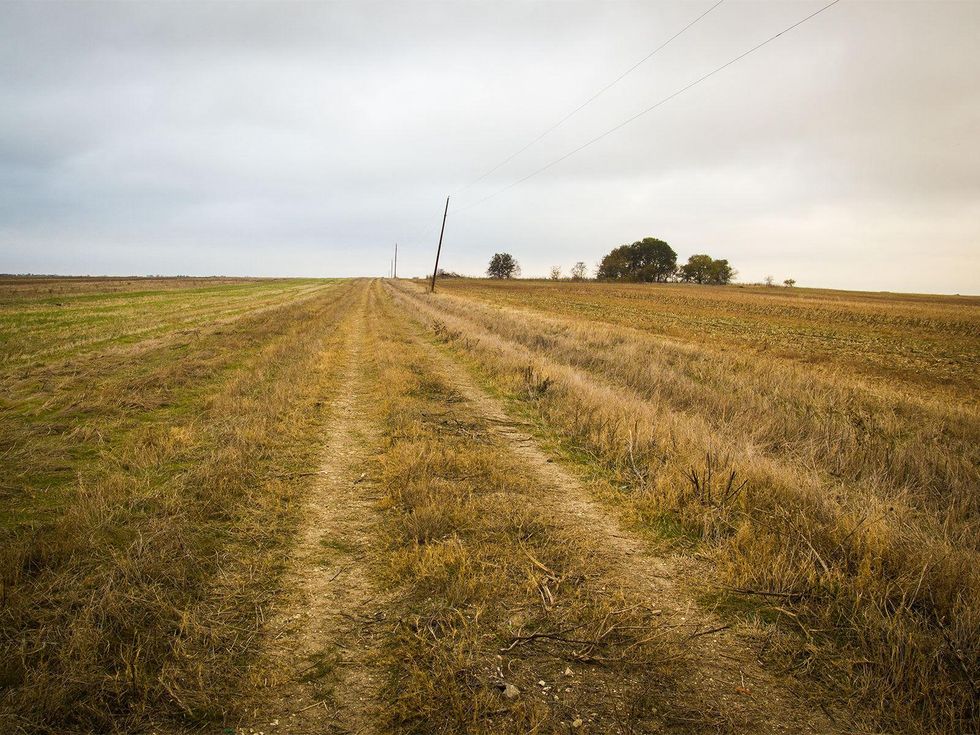 Photo of old, abandoned rural road