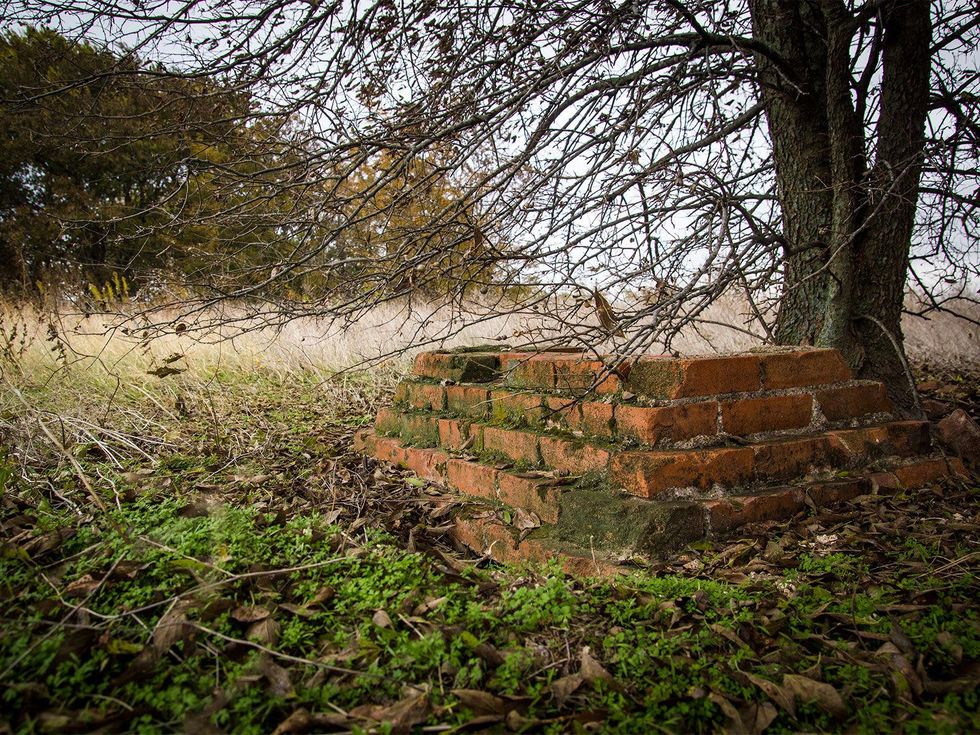 Photo of old brick structure from old home
