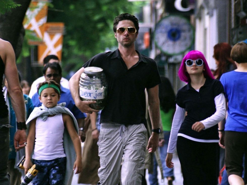 Pierce Gagnon, Zach Braff and Joey King in Wish I Was Here