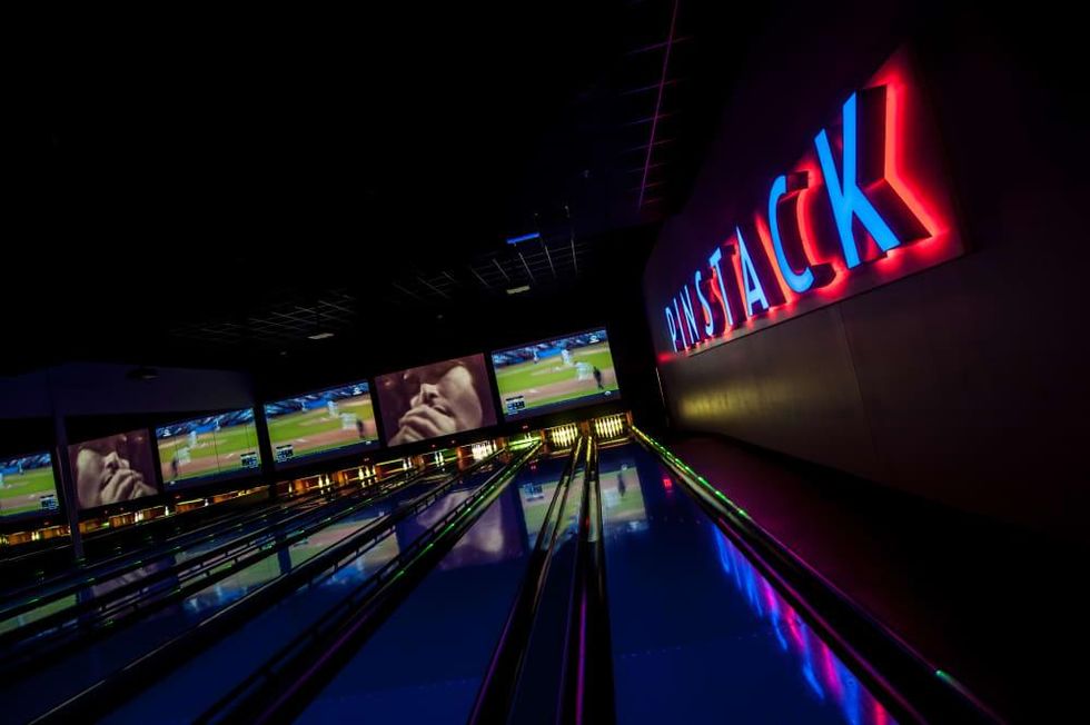 Pinstack VIP private bowling lanes