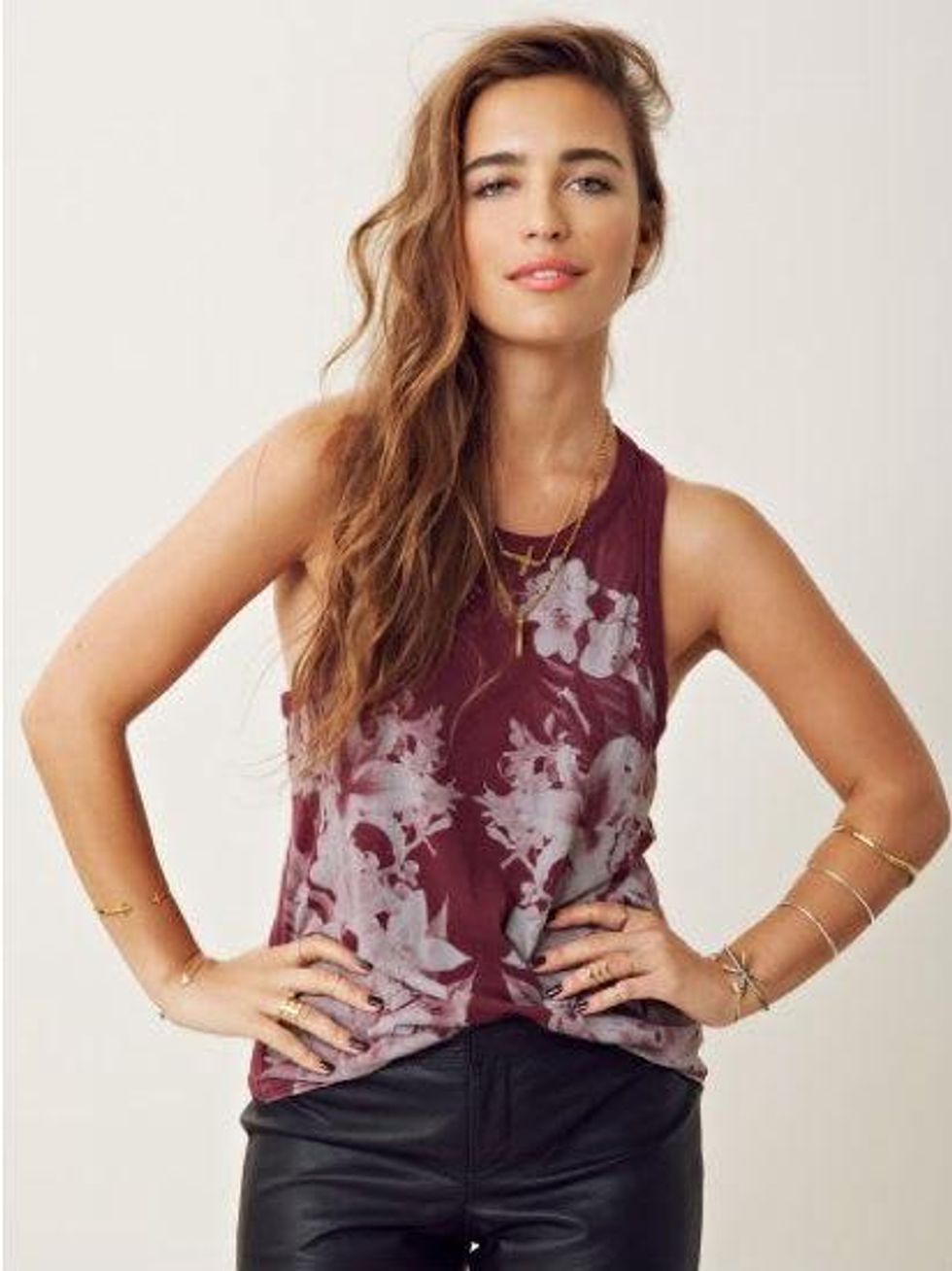 planet blue KALEIDOSCOPE FLORAL TANK