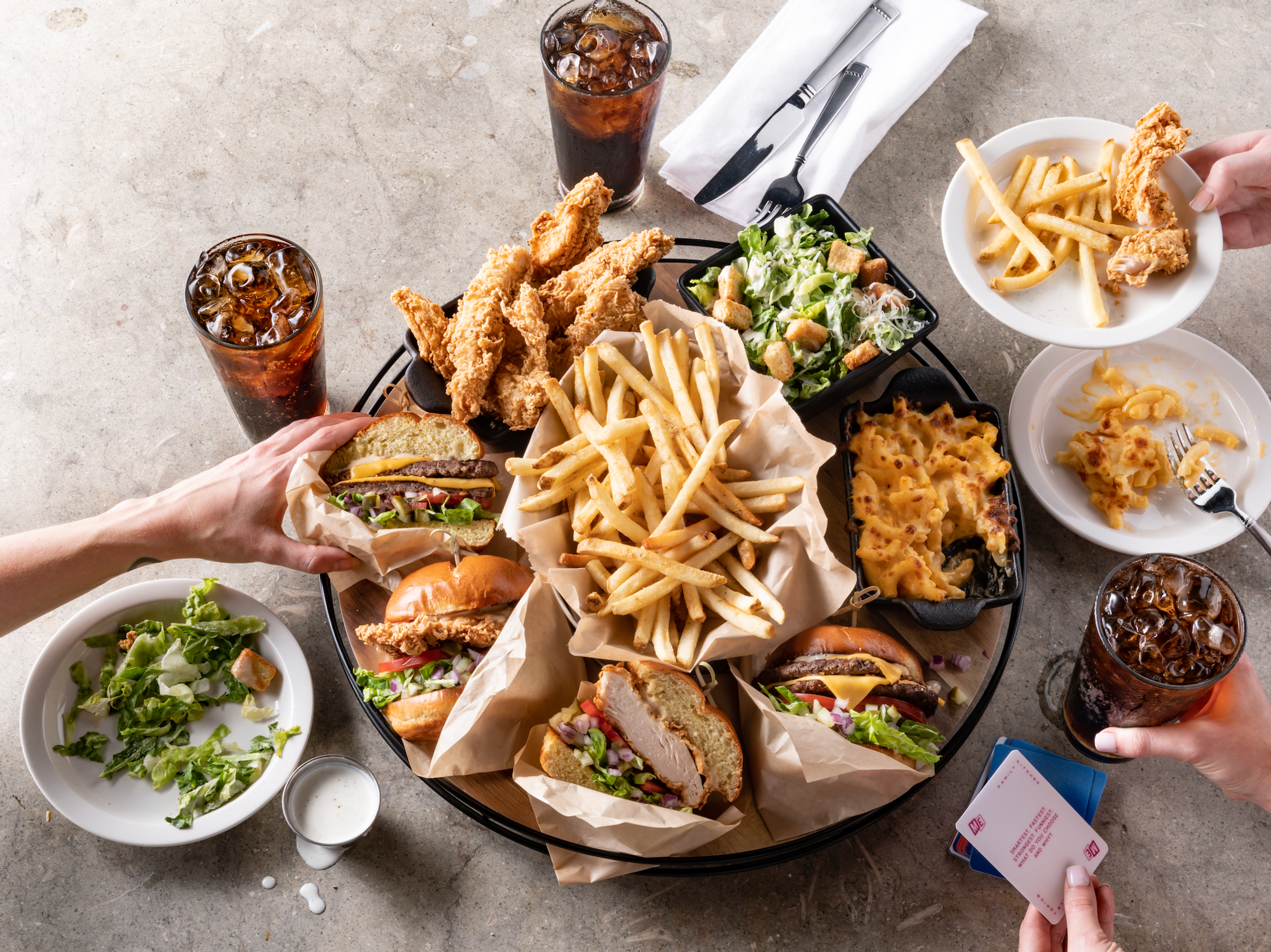 Platter from Main Event restaurant Family Kitchen in Austin