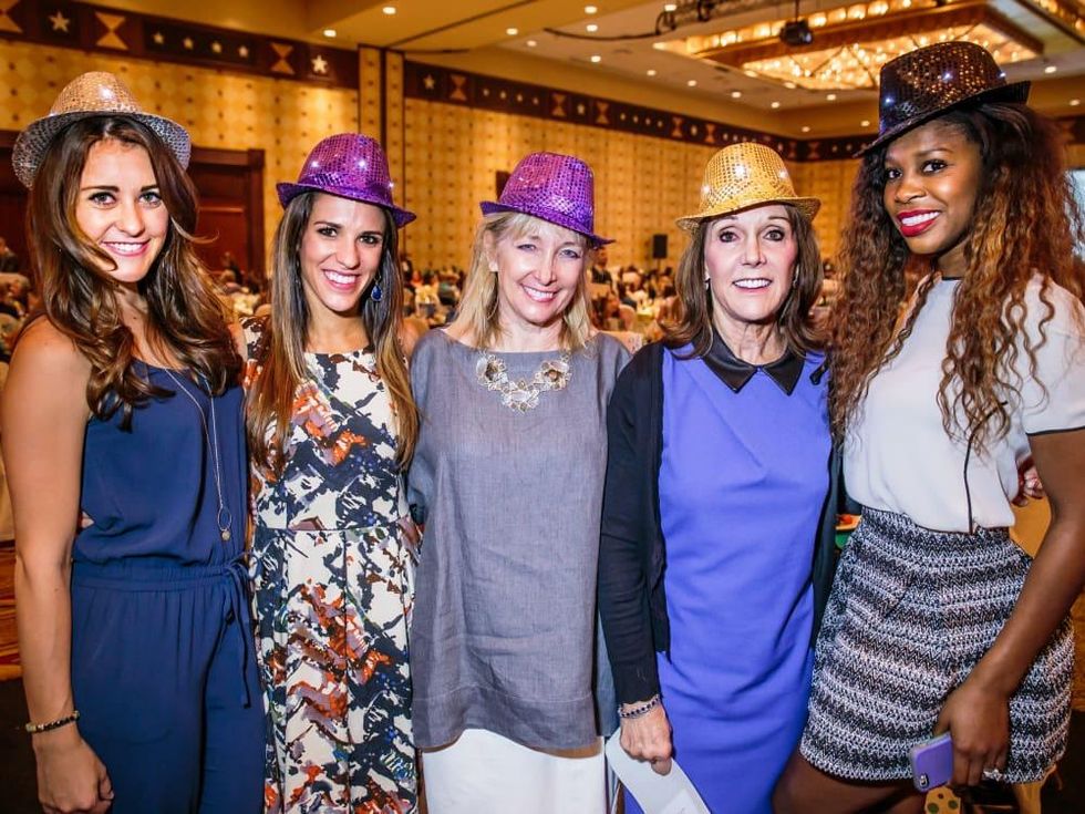 PlayBingo Ladies Luncheon Colleen McCarthy, Christa Mitzkat, Katrine Formby, Terry Matthews, and Yanelys Thompson October 2015