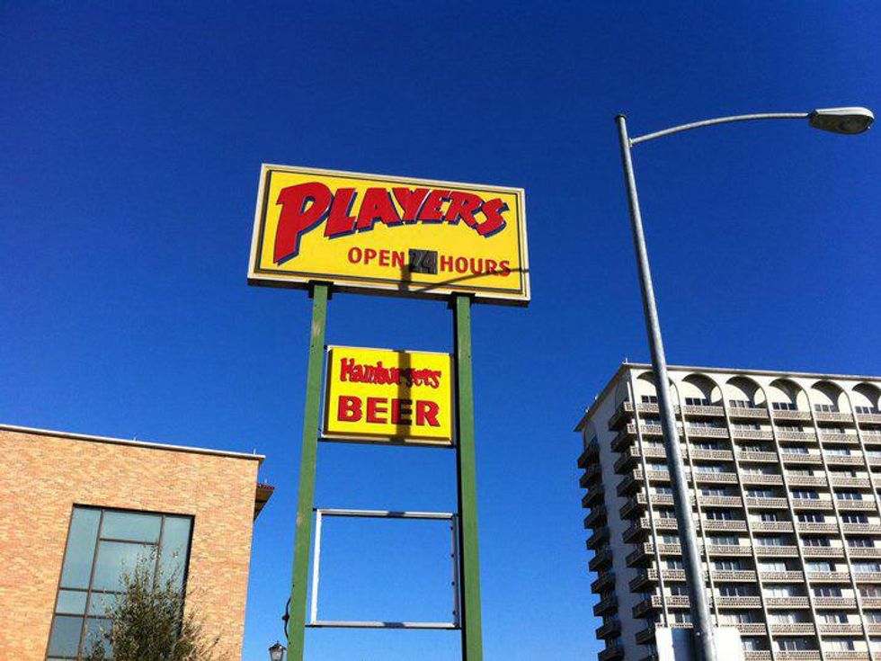 Players Campus Austin Closing Sign