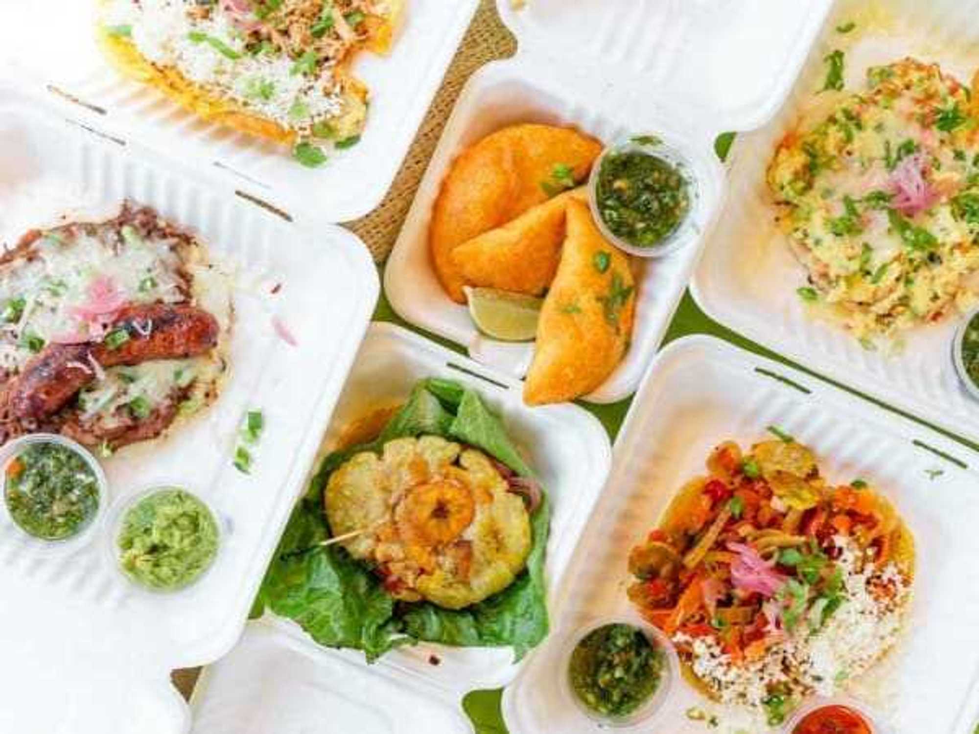 Plaza Colombian Coffee Bar dishes