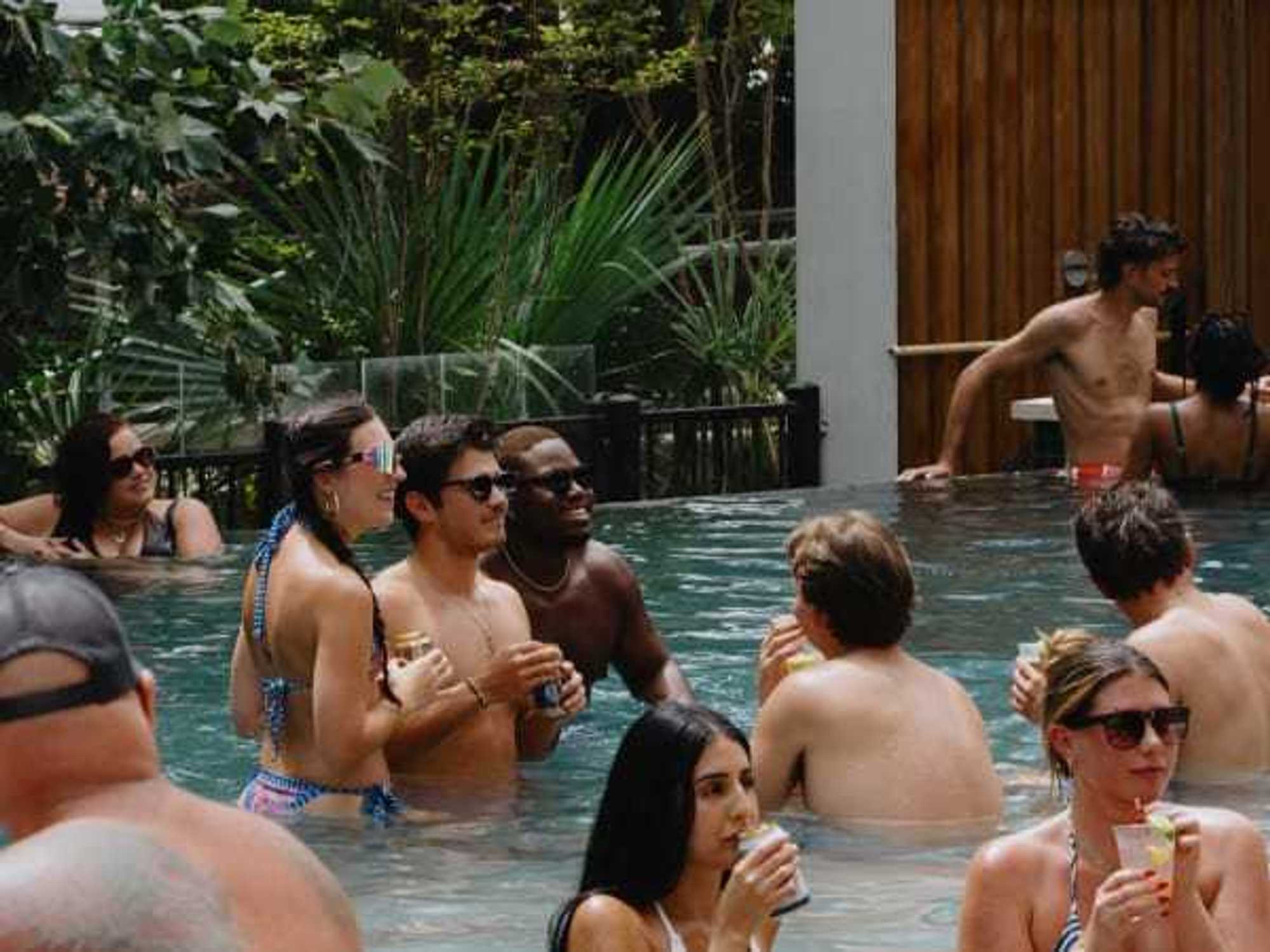 Pool party at Front Festival