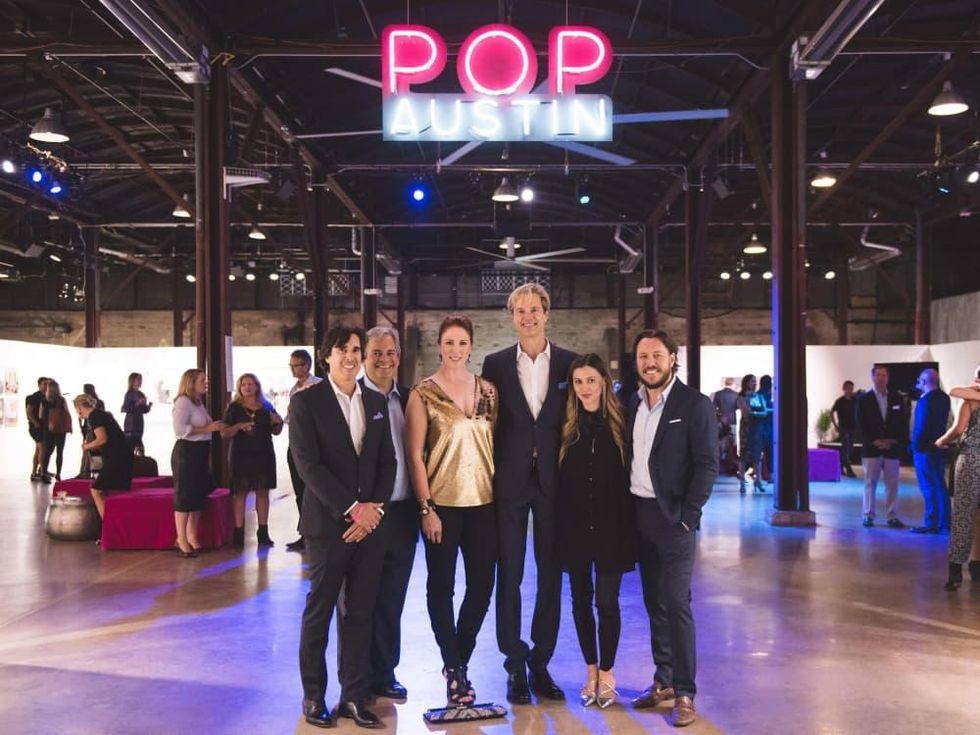 Pop Austin International Art Show 2016 David Garza Steve Adler Jennifer Ransom Rice John Hogg Lana Carlson Steve Carlson