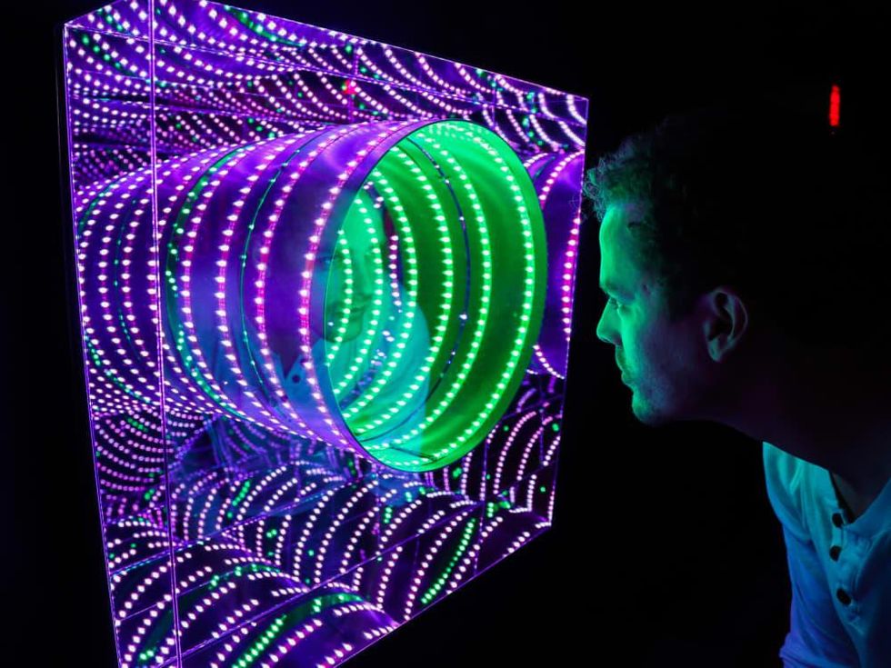 POP Austin International Art Show at Fair Market Tunnel View by Hans Kotter