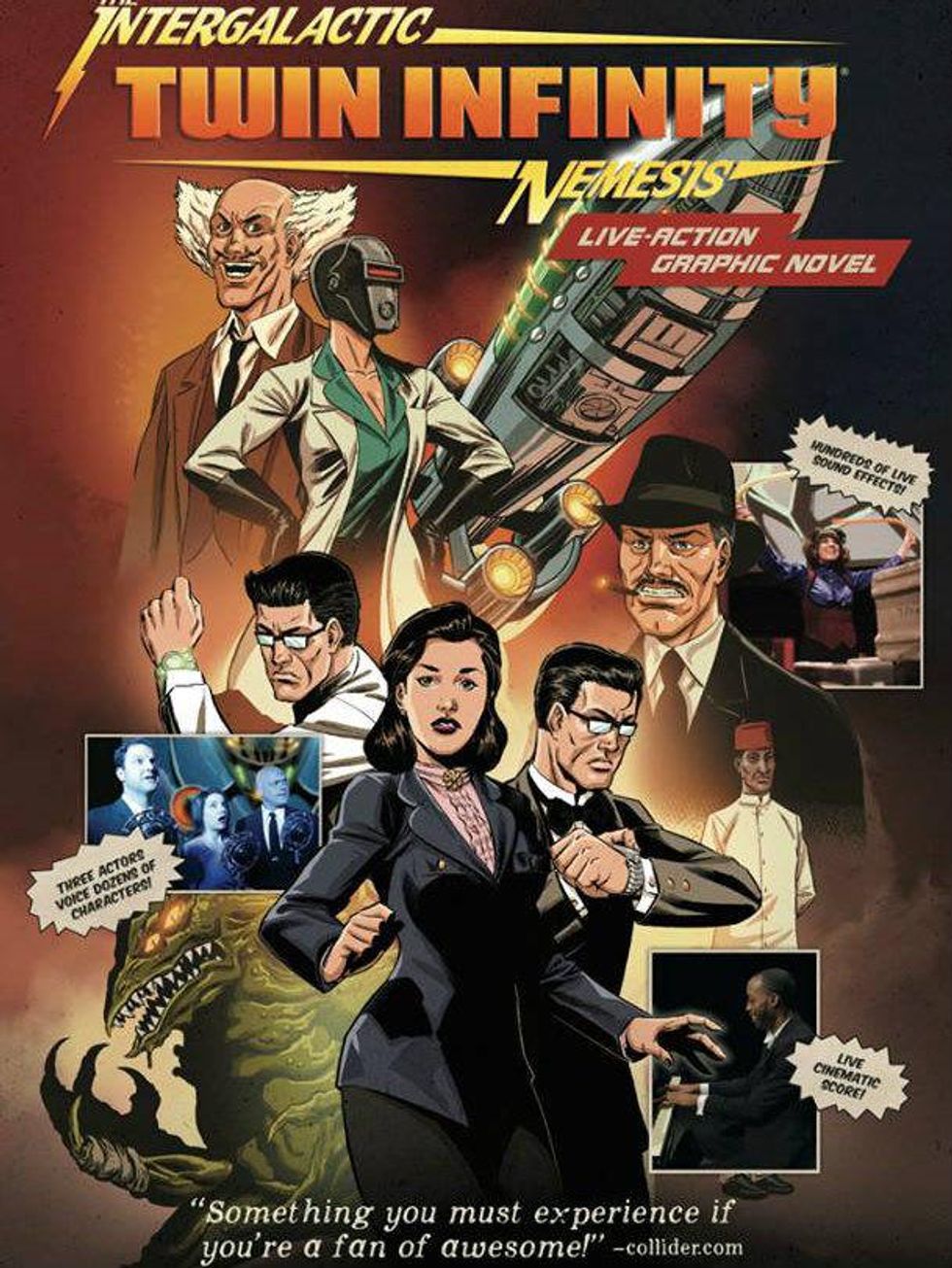 poster for intergalactic nemesis twin infinity 2014 premiere