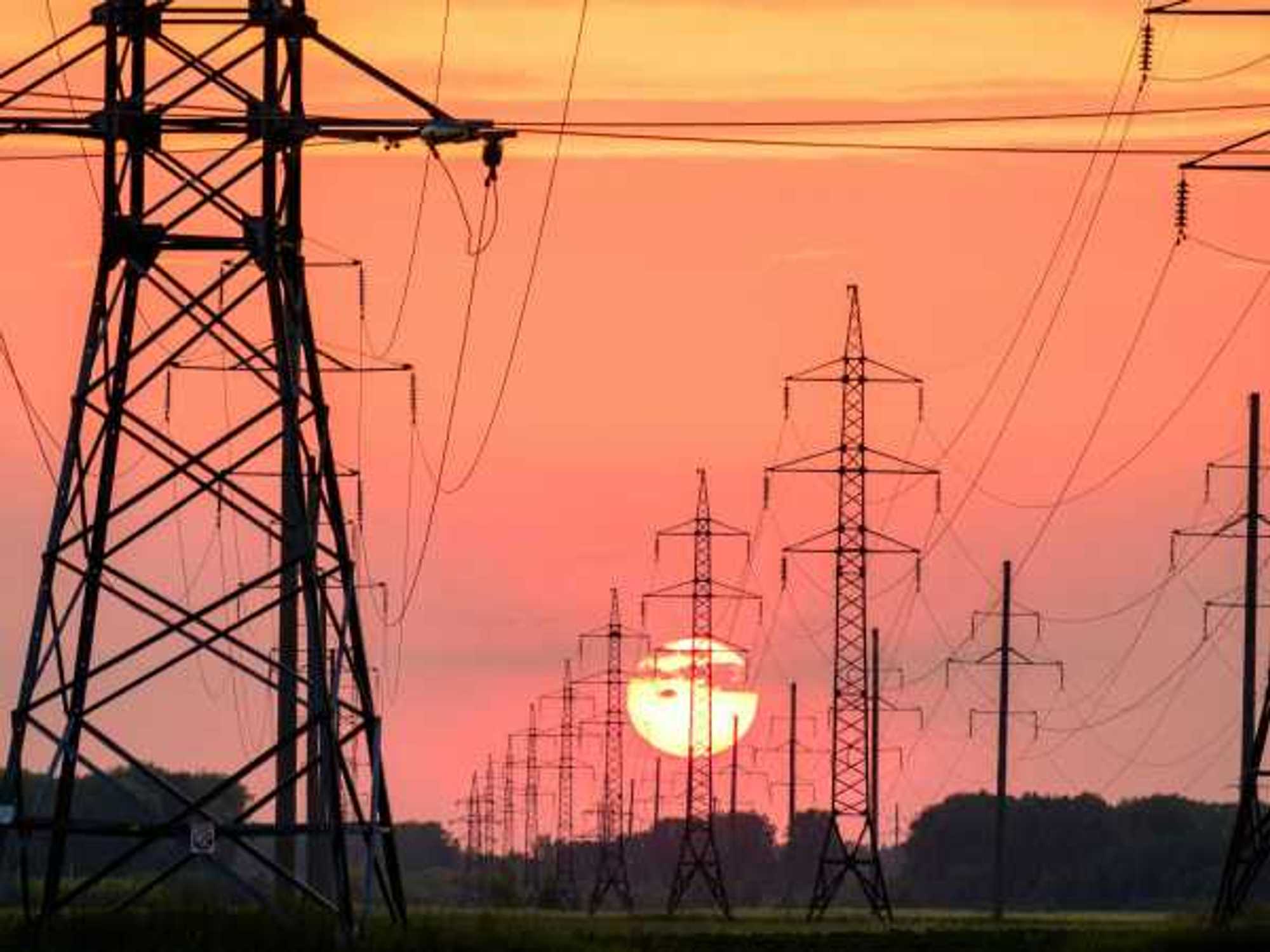 Power lines, grid, ERCOT, energy
