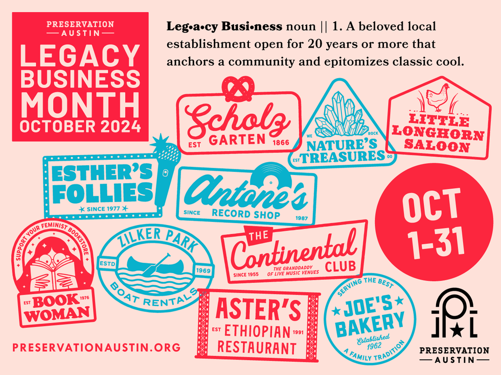 Preservation Austin legacy businesses