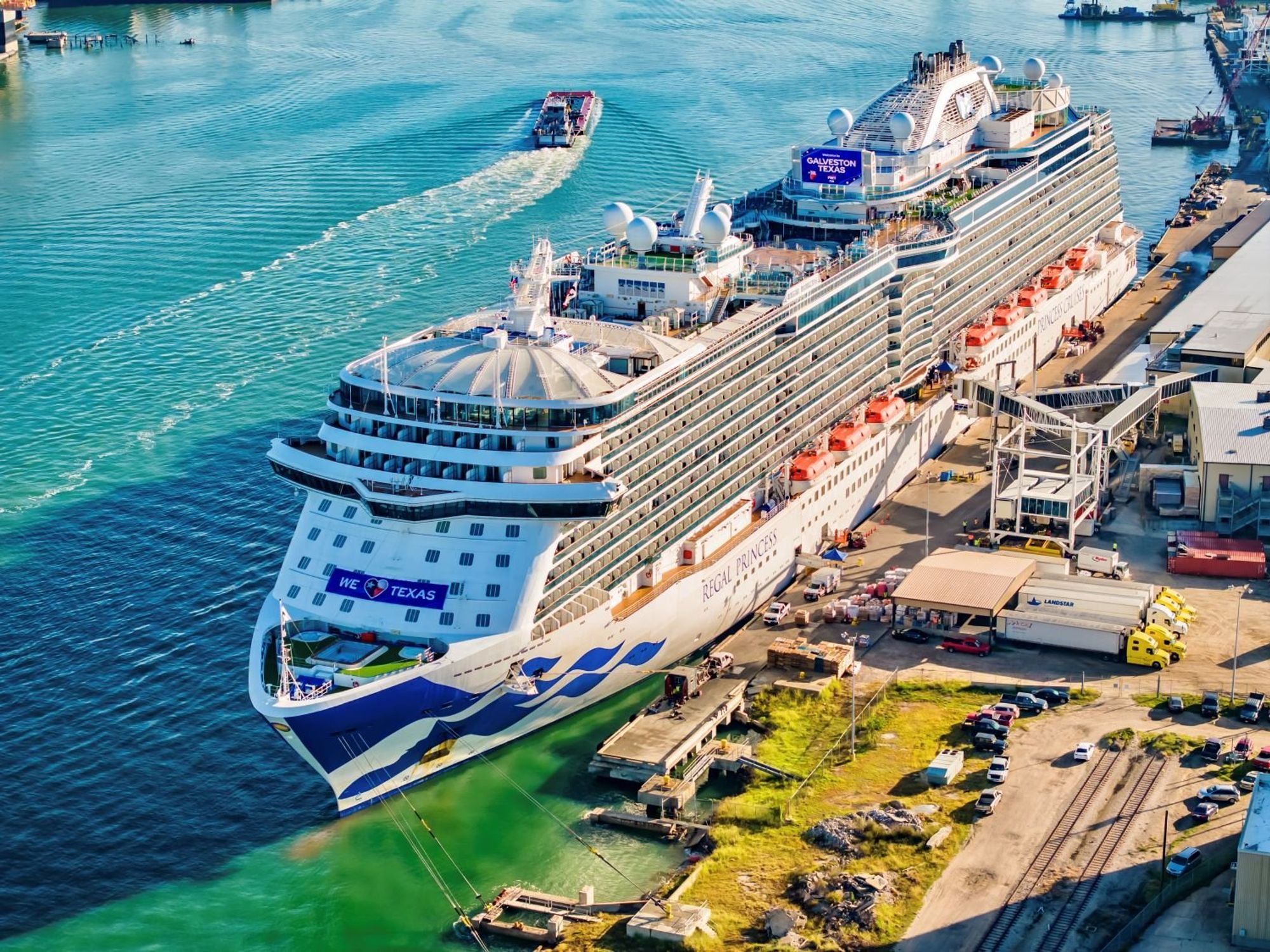 Princess Cruise ship in Galveston