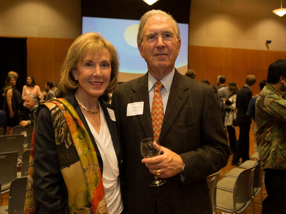 Private Reception Honoring James Turrell Charles & Diane Ofner