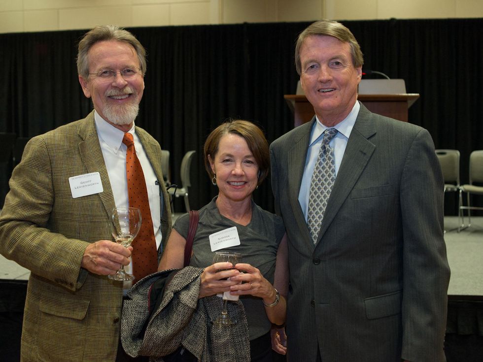 Private Reception Honoring James Turrell Geoffrey & Simone Leavenworth; Bill Powers